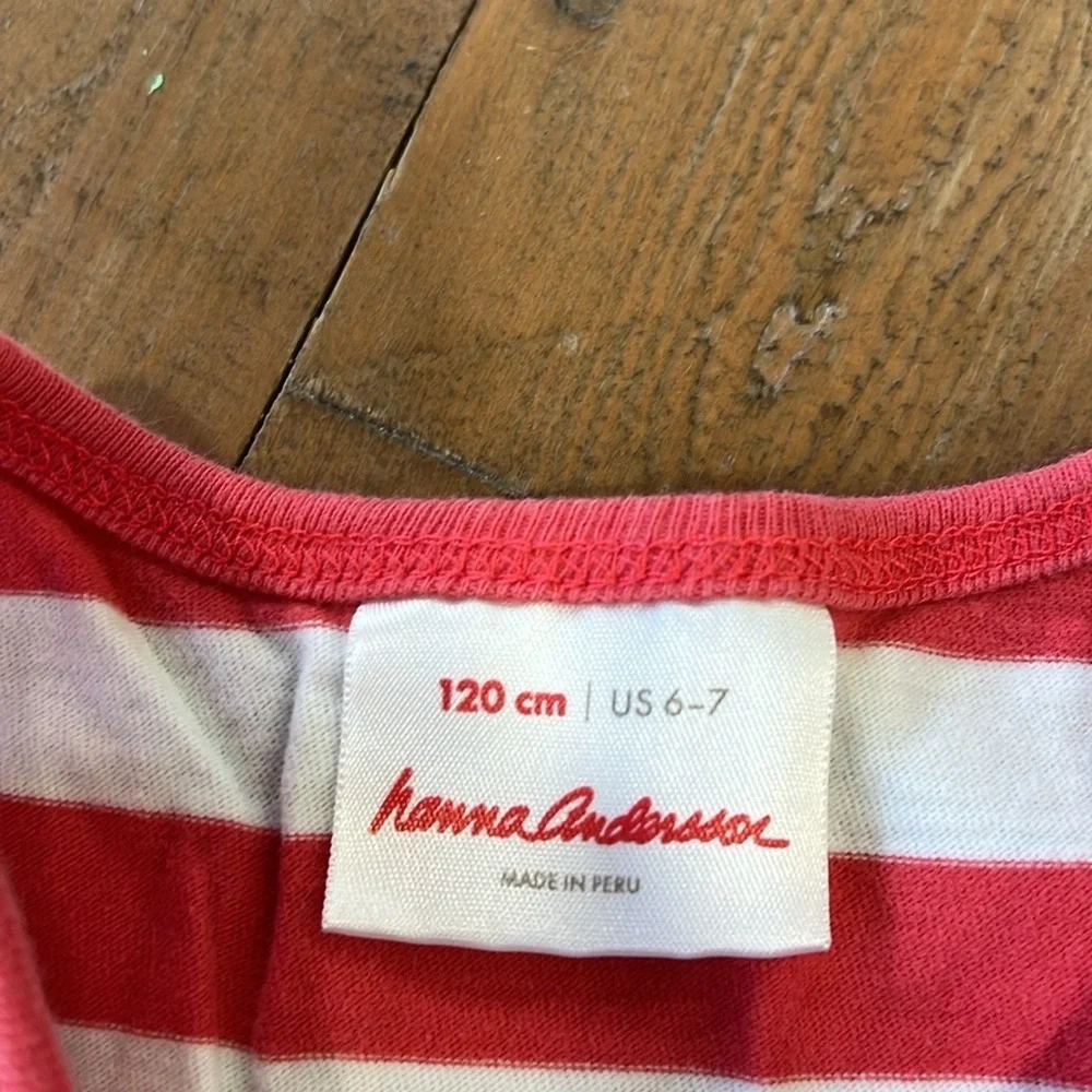 Hanna andersson Striped Strawberry Kids Tank Top